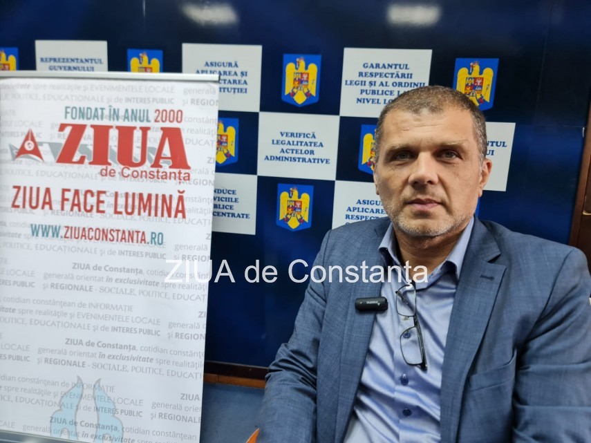 Silviu Iulian Coșa, prefectul  județului Constanța, mesaj de Ziua Dobrogei. Sursa foto: ZIUA de Constanța 