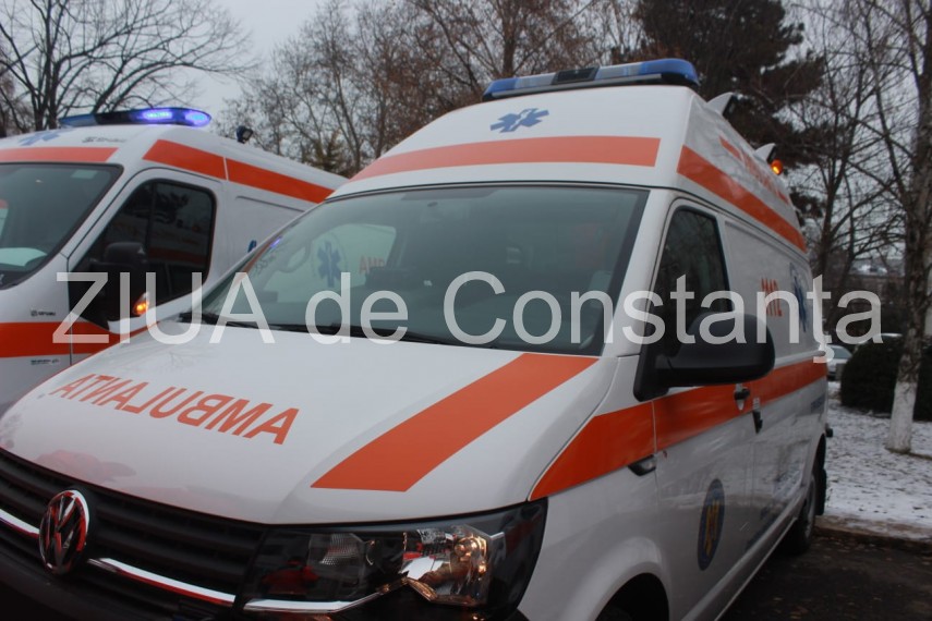 UPDATE: Accident rutier in municipiul Constanta! La fata locului intervine Serviciul de Ambulanta Judetean  
