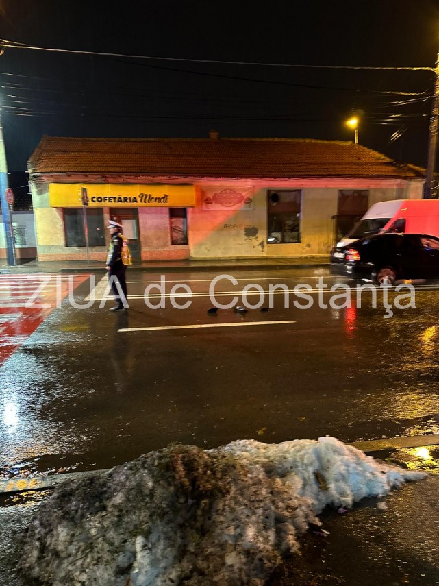 Accident rutier, in Constanta, pe bulevardul Bratianu (FOTO+VIDEO) 