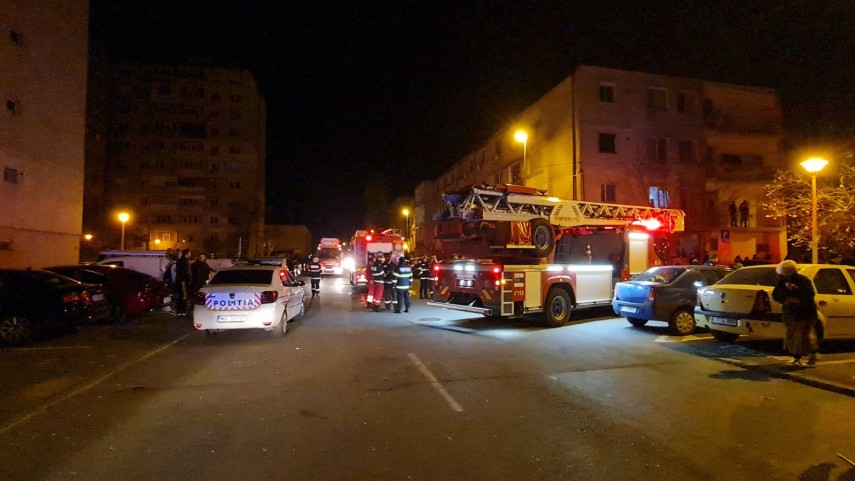 Incendiu strada Egretei