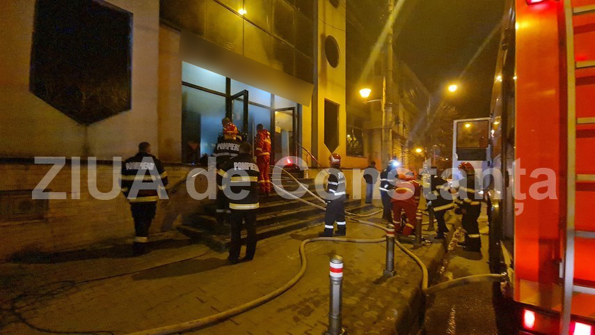 Incendiu sală de fitnes. Foto: ZIUA de Constanța