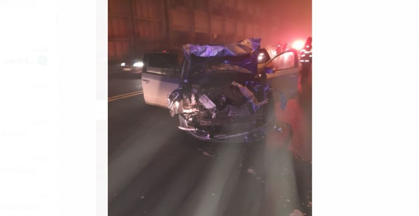 Mai multe masini avariate in urma unui accident rutier. O tanara a fost ranita (FOTO) 