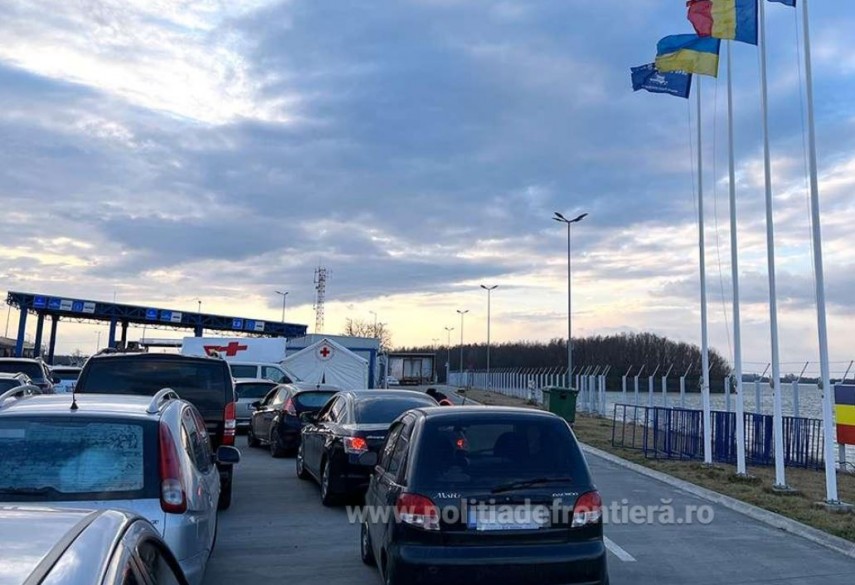Traficul la frontiera, in cea de-a doua zi a noului an. Cati ucraineni au intrat in Romania 