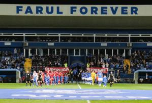 Zi de meci azi la Sibiu: FC Hermannstadt - Poli Iași. În pauză, va fi  prezentată cupa mondială la minifotbal, câștigată de România