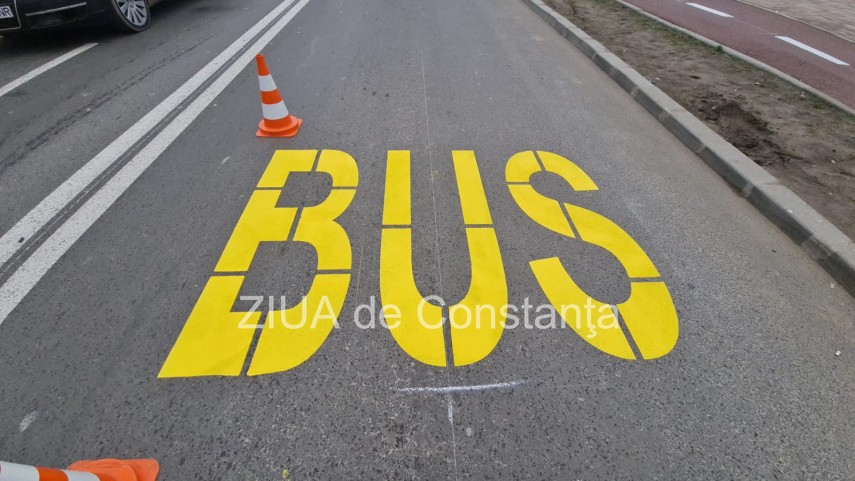 stiri constanta atentie soferi se pregateste banda pentru autobuz pe bulevardul ferdinand foto video