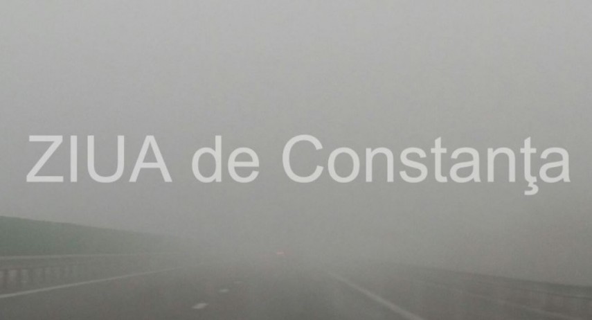 Ceata pe pe Autostrada A2 Bucuresti – Constanta. Recomandari pentru soferi