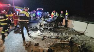 Oficial de la IPJ Constanța despre accidentul de pe DN2A! Șoferul autoturismului nu avea permis de conducere (GALERIE FOTO+VIDEO)   
