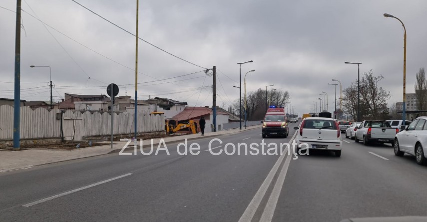 Constanta: Accident rutier pe Șoseaua Mangaliei, zona Doraly Mall (GALERIE FOTO+VIDEO)  