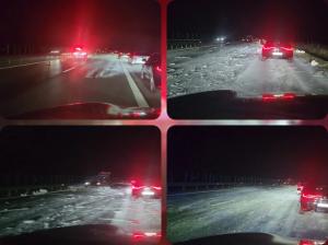 Trafic îngreunat seara trecută pe Autostrada A2 București-Constanța după un accident rutier (GALERIE FOTO+VIDEO)