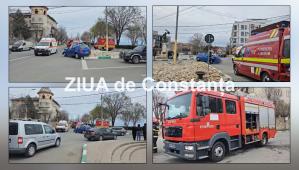 A fost activat Planul Roșu de intervenție! UPDATE. Accident rutier între o mașină și un microbuz în Techirghiol. Mai mulți copii răniți (FOTO+VIDEO)                    