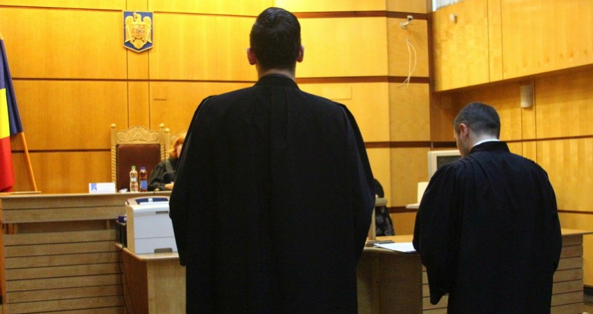 Avocați pledând la Tribunalul Constanța. Foto cu rol ilustrativ. Sursa foto - Arhiva ZIUA de Constanța