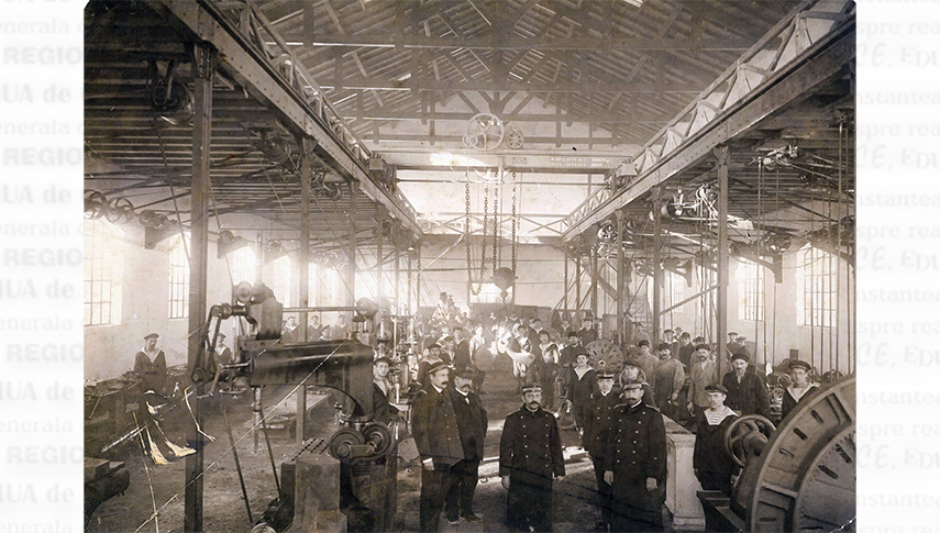1898. Hala Mecanică a Arsenalului Marinei