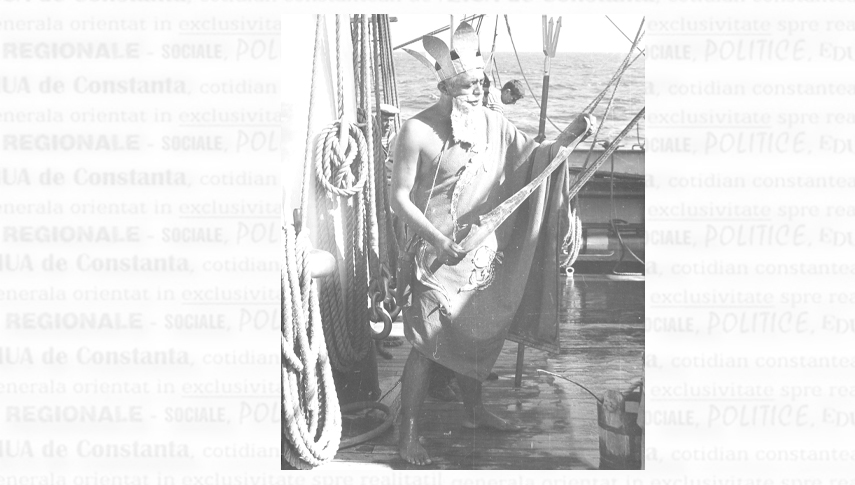 Zeul Neptun la bordul navei-școală „Mircea”