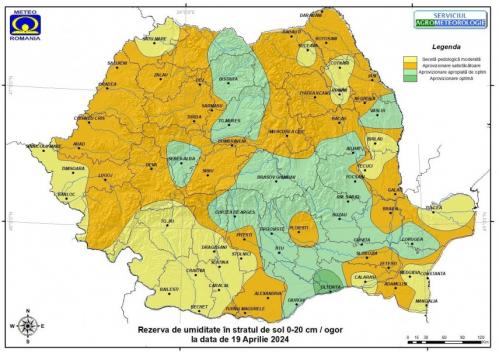Umiditatea solului în Dobrogea. Evaluare recentă a specialiștilor ANM 