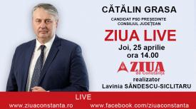  ZIUA LIVE Cu ce proiecte intră în competiția electorală, Cătălin Grasa, candidatul PSD pentru Consiliul Județean Constanța!    