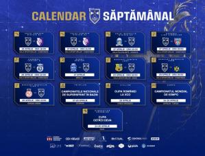 Calendar săptămânal CSM Constanța Meciuri importante în Sala Sporturilor „Simona Amânar“! Intrarea este liberă