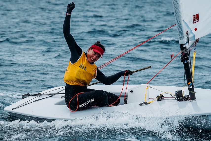 Imaginea a fost preluată de pe pagina oficială de Facebook a Federației Române de Yachting.