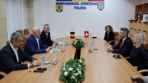 Ambasadorul Elveției în România, prezent la Tulcea. Ce s-a discutat 