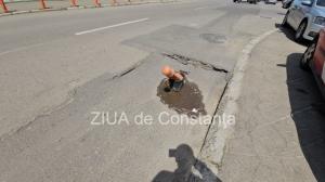 Semnalizare inedită în trafic pe o stradă intens circulată din Tomis Nord din Constanța (GALERIE FOTO+VIDEO)