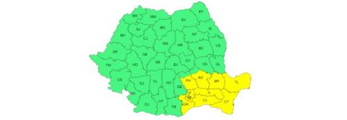 Județele Constanța și Tulcea, sub cod galben de vânt! Când expiră avertizarea meteo