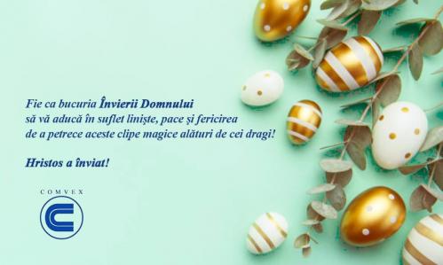 Comvex, mesaj de Paște