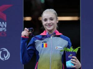 Campionatele Europene feminine de gimnastică artistică de la Rimini   Gimnasta constănțeană Sabrina Maneca Voinea a cucerit medalia de argint în finala de la bârnă 