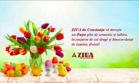 ZIUA de Constanța vă dorește un Paște plin de armonie și iubire, înconjurat de cei dragi și binecuvântat de lumina divină! 