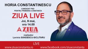 ZIUA LIVE Orașul nu poate fi condus de la birou. Candidatul PSD, Horia Constantinescu  lansează primăria mobilă!   