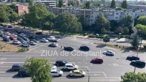 Știri Constanța Accident rutier cu o mașină de poliție în intersecția Dacia (GALERIE FOTO+VIDEO) 