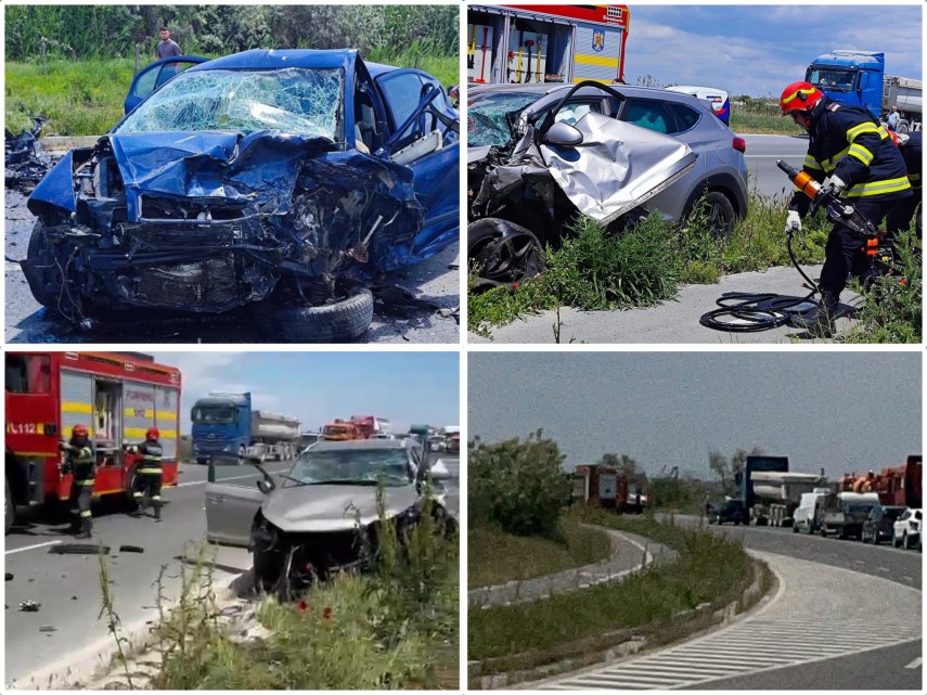 UPDATE Accident rutier grav intre Navodari si Corbu! O persoana a decedat (GALERIE FOTO+VIDEO)                     