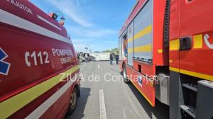 UPDATE Accident între un autoturism și un microbuz în Năvodari! Pompierii, solicitați să intervină  (FOTO+VIDEO)         
