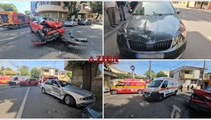 Constanța Carambol pe strada Mihai Viteazu! Trei mașini s-au ciocnit - două persoane au fost rănite (GALERIE FOTO+VIDEO)        