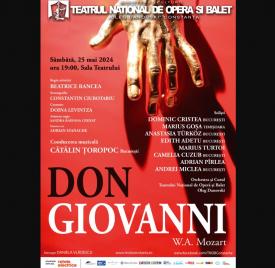 Eveniment sâmbătă, 25 mai, la Constanța Opera „Don Giovanni” pe scena Teatrului „Oleg Danovski\
