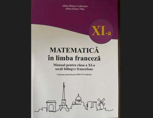 Liceul Teoretic „Ovidius” Constanța a lansat un manual de matematică în limba franceză 