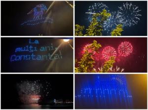 Imagini spectaculoase cu artificii pe cerul serii de ziua Constanței ! (FOTO+VIDEO)