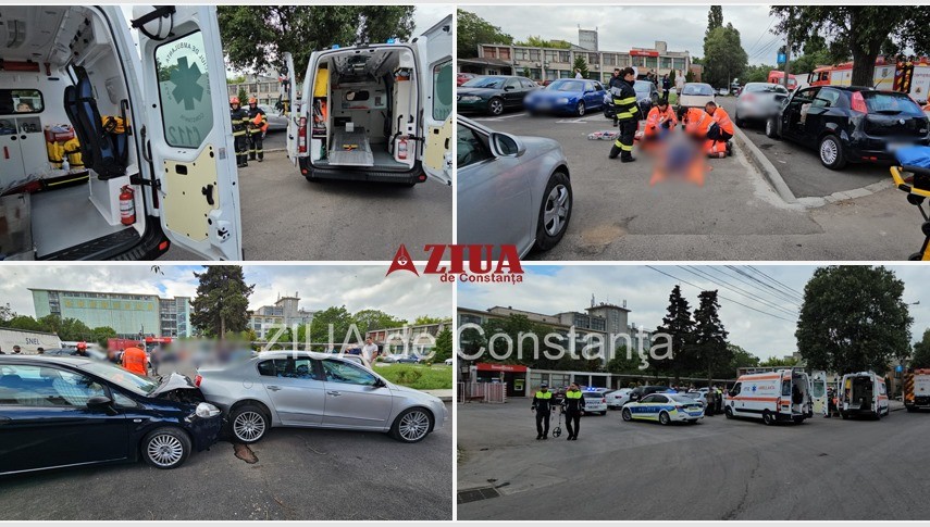 Accident pe strada Celulozei din Constanta! Intervin salvatorii (FOTO+VIDEO)           
