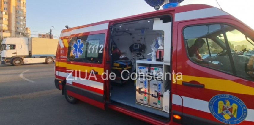 UPDATE. Accident rutier in zona City Mall din Constanta! Un tanar de 19 ani, ranit (FOTO)   