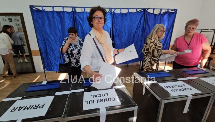 Alegeri locale 2024: Felicia Ovanesian isi exercita dreptul de vot (FOTO+VIDEO)   