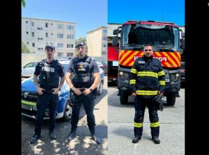 Salvatorii eroi de la Constanța Cine sunt cei care au intervenit în cazul bărbatului care amenința că se autoincendiază 