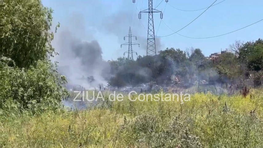 Pompierii, in alerta: Incendiu in Constanta! (FOTO+VIDEO) 
