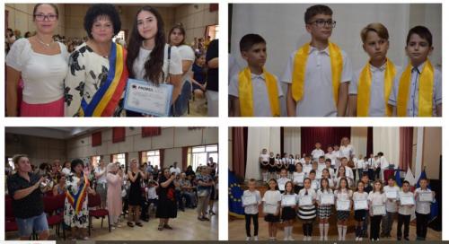 Momente emoționante la Cumpăna, județul Constanța Festivitatea de încheiere a anului școlar 2023-2024 (FOTO)