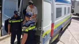 Procurorii il vor in arest!: Studentul acuzat ca si-a incendiat profesorul a fost adus la Tribunalul Constanta (FOTO+VIDEO)