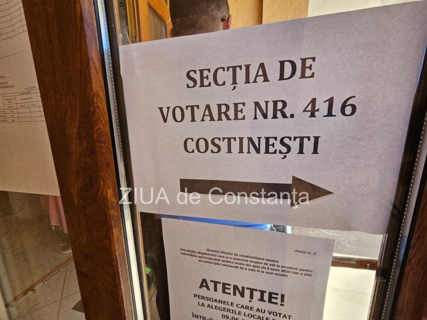 alegeri costinesti cum s a desfasurat procesul de vot la sectia de votare unde a fost depistat un barbat