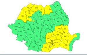 Cod galben de furtuni în Dobrogea! Iată cât durează atenționarea