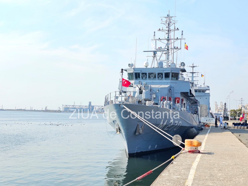 LIVE Text+Video:Pentru refacerea capacitatii de lupta. Gruparea navala MCM Black Sea face escala in Portul Constanta!(FOTO+VIDEO)    