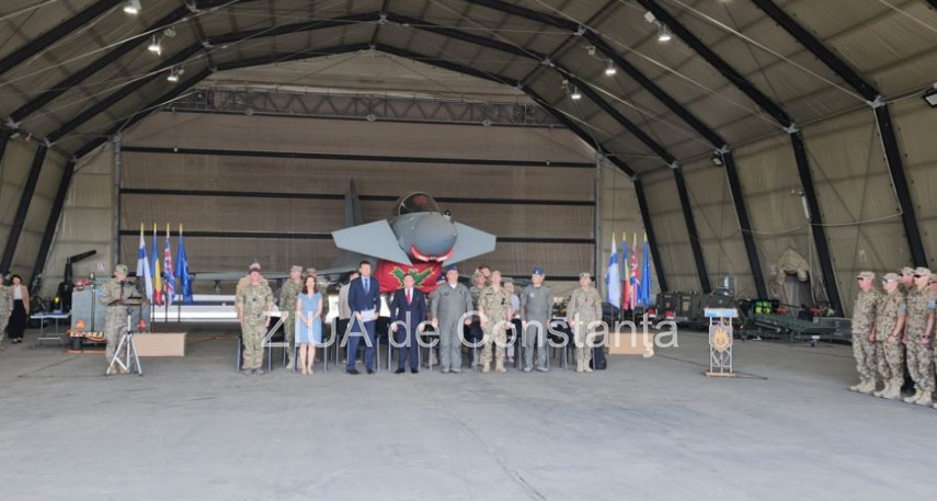 MApN: LIVE-Misiunile detasamentelor Fortelor Aeriene Regale ale Marii Britanii si al Fortelor Aeriene Finlandeze se incheie cu o ceremonie la Baza 57 Aeriana, de la Mihail Kogalniceanu (FOTO+VIDEO)            