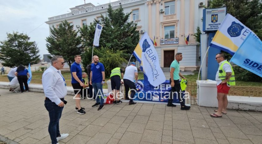 Protest la Constanta: IPJ Constanta, despre nemultumirile referitoare la noul statut de organizare- Suntem deschisi dialogului si abordam toate neajunsurile“ (FOTO+VIDEO)      