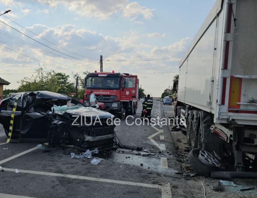 Accident Dorobanțu, foto: ZIUA de Constanța 