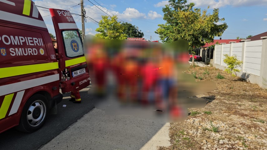 Accident Dorobanțu, foto: ZIUA de Constanța 