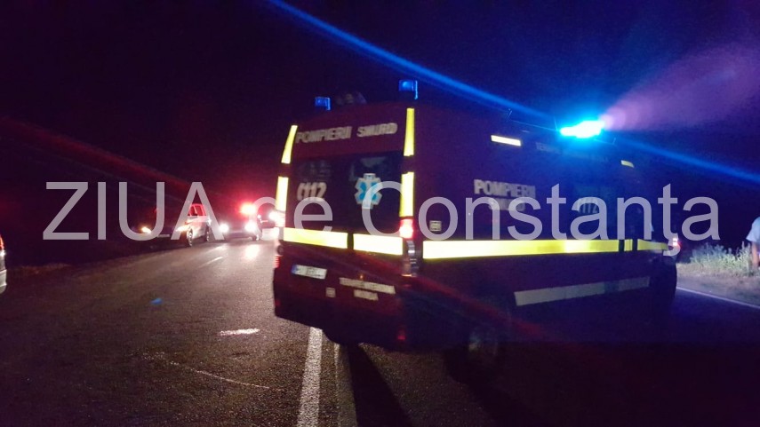 Motocicleta implicata intr-un accident rutier in zona Tomis 3 din Constanta 